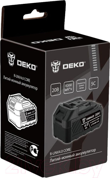 Изображение товара Аккумулятор для электроинструмента Deko R-UNV4.0 Core / 083-1015