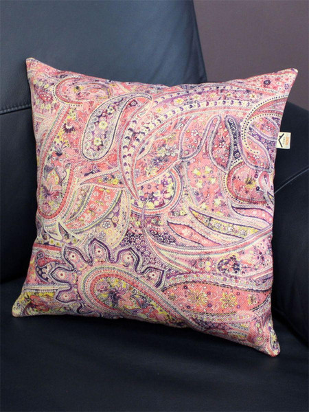 Изображение товара Наволочка декоративная MATEX Фьюжн Fresco Line. Огурцы / 44-291 (розовый/фиолетовый)