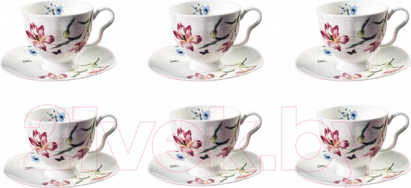 Изображение товара Набор для чая/кофе Lenardi Flowers 205-975