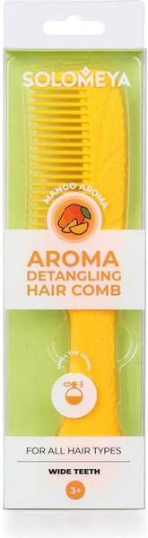Изображение товара Расческа Solomeya  Aroma Detangling Hair Comb Mango / 14-2113 ( с ароматом манго)