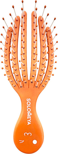 Изображение товара Расческа-массажер Solomeya Detangling Octopus Mini Wet & Dry Orange  / 14-2084 (оранжевый)