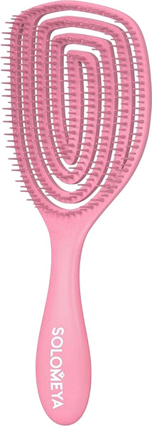 Изображение товара Расческа-массажер Solomeya Detangler Wet & Dry Oval Strawberry / 14-2031 (с ароматом клубники)