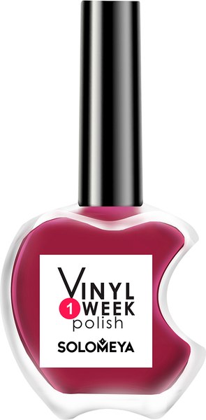 Изображение товара Лак для ногтей Solomeya One Week Vinyl Polish Cherry тон 12 (13мл)