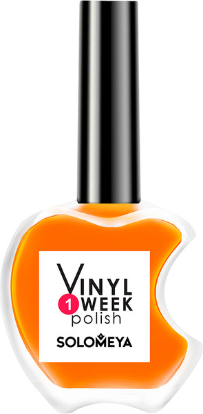Изображение товара Лак для ногтей Solomeya One Week Vinyl Polish Flame Orange тон 33 (13мл)