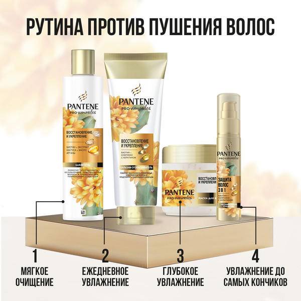 Изображение товара Бальзам для волос PANTENE Восстановление и укрепление (160мл)
