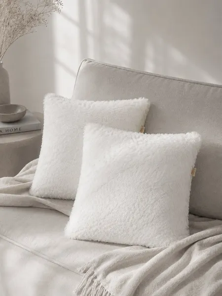 Изображение товара Комплект подушек декоративных MATEX Plush Line / 55-181 (2шт, белый)