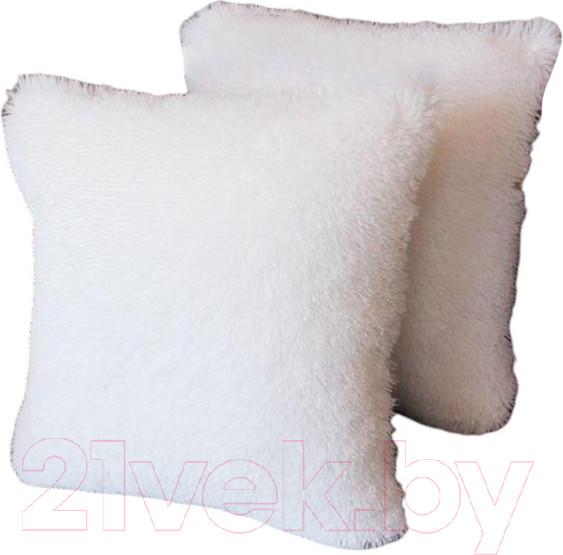 Изображение товара Комплект подушек декоративных MATEX Plush Line / 55-181 (2шт, белый)