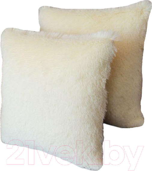Изображение товара Комплект подушек декоративных MATEX Plush Line / 55-198 (2шт, молочный)