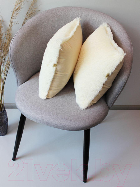 Изображение товара Комплект подушек декоративных MATEX Plush Line / 55-198 (2шт, молочный)