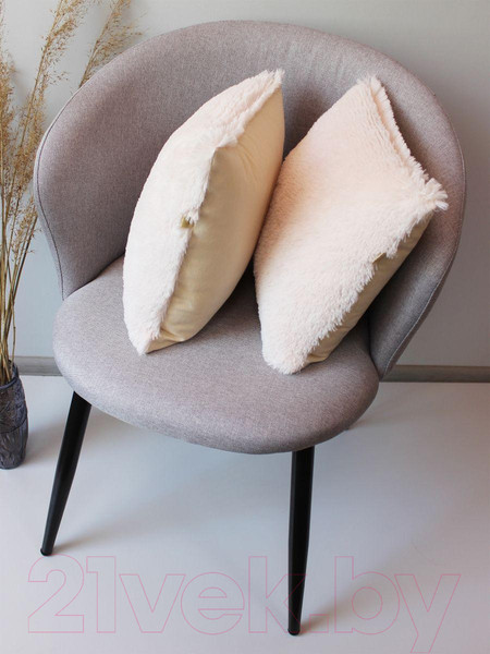 Изображение товара Комплект подушек декоративных MATEX Plush Line / 55-204 (2шт, бежевый)
