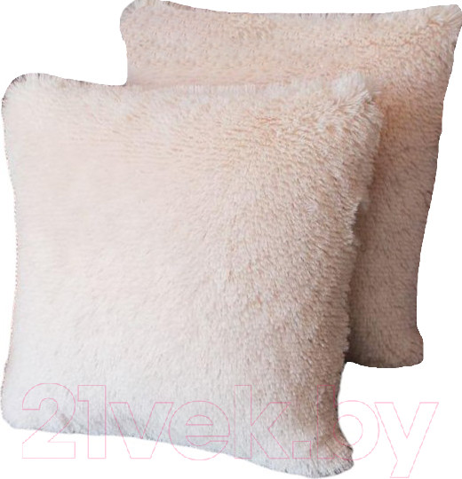 Изображение товара Комплект подушек декоративных MATEX Plush Line / 55-204 (2шт, бежевый)