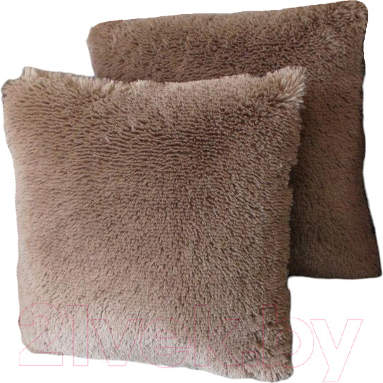 Изображение товара Комплект подушек декоративных MATEX Plush Line / 55-211 (2шт, кофейный)