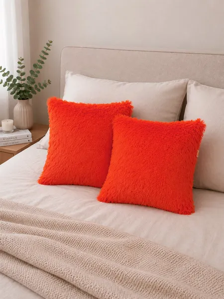 Изображение товара Комплект подушек декоративных MATEX Plush Line / 55-235 (2шт, красный)
