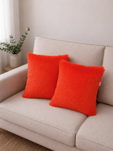 Изображение товара Комплект подушек декоративных MATEX Plush Line / 55-235 (2шт, красный)