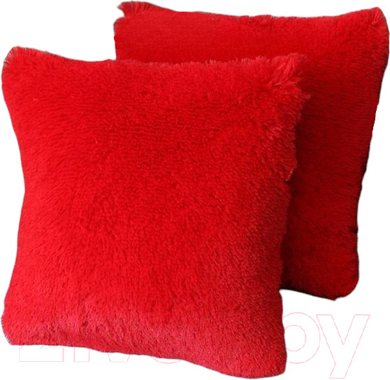 Изображение товара Комплект подушек декоративных MATEX Plush Line / 55-235 (2шт, красный)