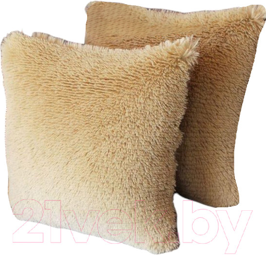 Изображение товара Комплект подушек декоративных MATEX Plush Line / 55-259 (2шт, темно-бежевый)