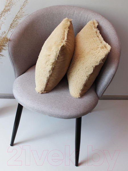 Изображение товара Комплект подушек декоративных MATEX Plush Line / 55-259 (2шт, темно-бежевый)