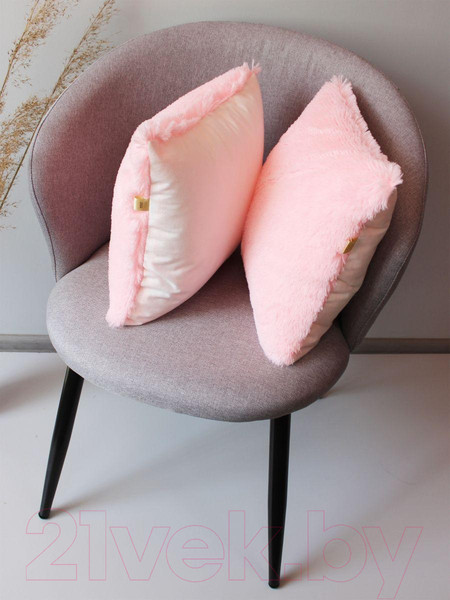 Изображение товара Комплект подушек декоративных MATEX Plush Line / 55-266 (2шт, розовый)