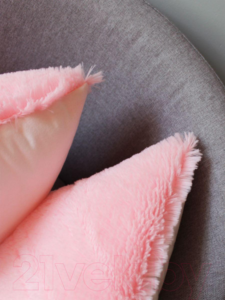 Изображение товара Комплект подушек декоративных MATEX Plush Line / 55-266 (2шт, розовый)