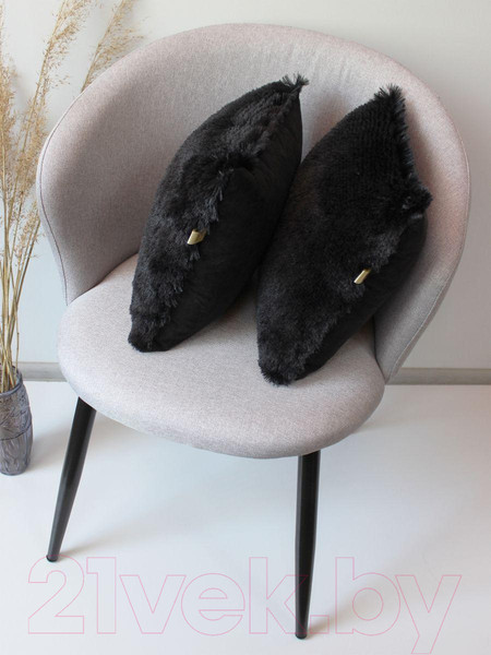 Изображение товара Комплект подушек декоративных MATEX Plush Line / 55-280 (2шт, черный)
