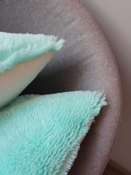 Изображение товара Комплект подушек декоративных MATEX Plush Line / 55-655 (2шт, бирюзовый)