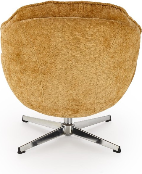 Изображение товара Кресло мягкое Halmar Guido (горчичный/хром)