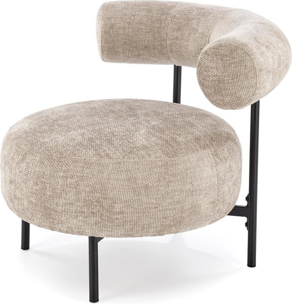 Изображение товара Кресло мягкое Halmar Hazard (бежевый/черный)