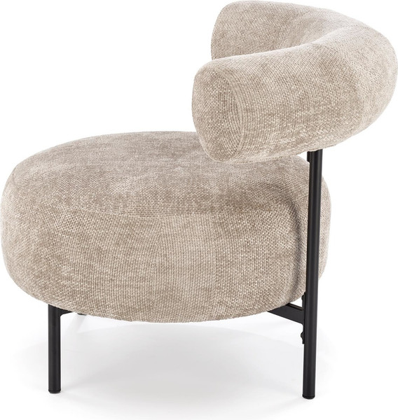 Изображение товара Кресло мягкое Halmar Hazard (бежевый/черный)