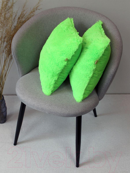 Изображение товара Комплект подушек декоративных MATEX Plush Line / 56-911 (2шт, салатовый)