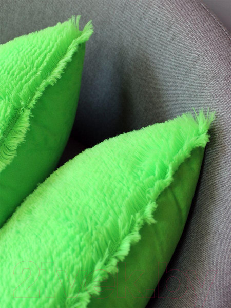 Изображение товара Комплект подушек декоративных MATEX Plush Line / 56-911 (2шт, салатовый)