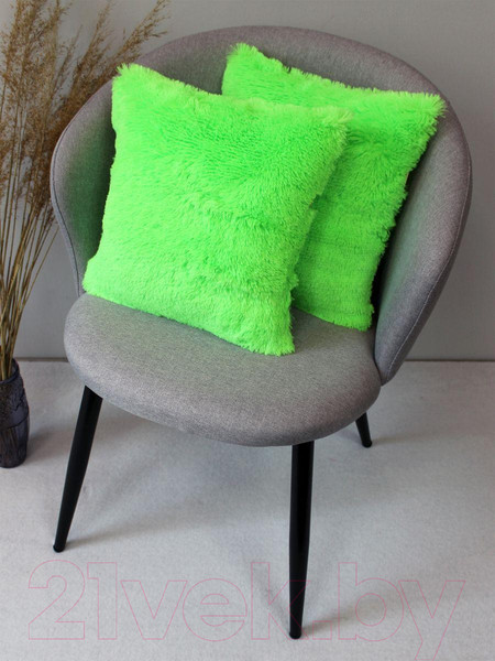 Изображение товара Комплект подушек декоративных MATEX Plush Line / 56-911 (2шт, салатовый)