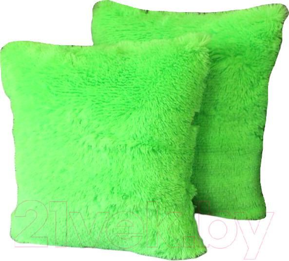 Изображение товара Комплект подушек декоративных MATEX Plush Line / 56-911 (2шт, салатовый)