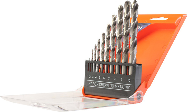 Изображение товара Набор сверл PATRIOT HSS 1.0-10.0мм / 815010542 (10шт)
