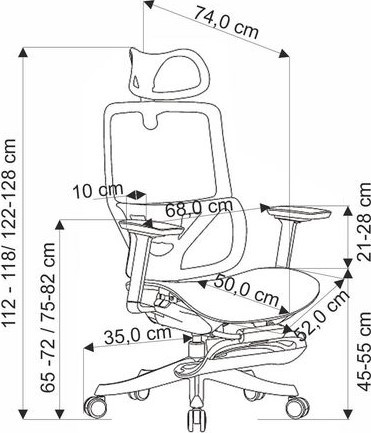 Изображение товара Кресло офисное Halmar Osvaldo (черный)