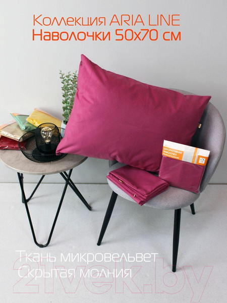 Изображение товара Наволочка декоративная MATEX Aria Line / 63-049 (молочный)