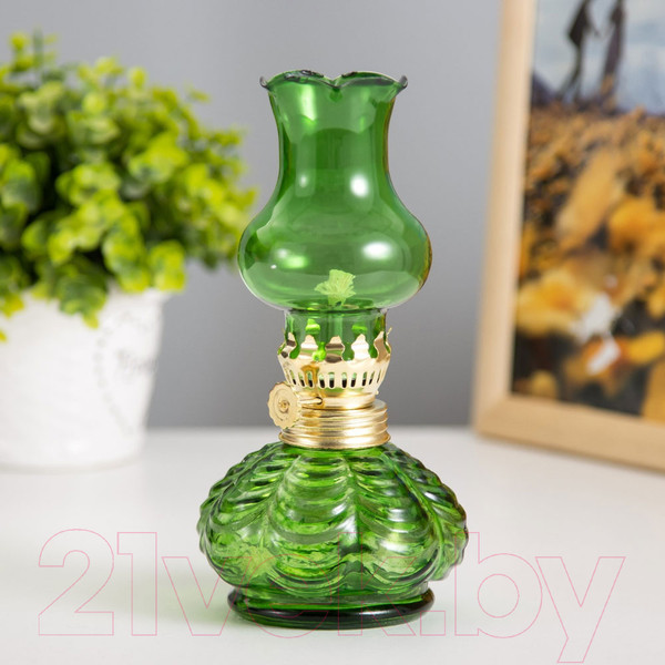 Изображение товара Керосиновая лампа Risalux Джин 9951657 (зеленый)