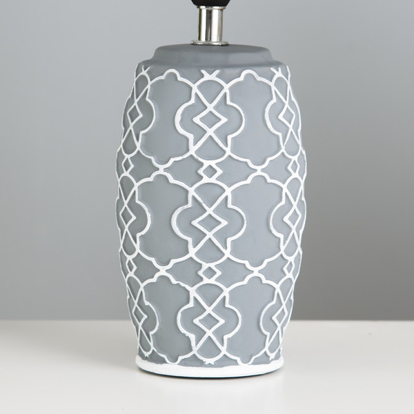 Изображение товара Прикроватная лампа Risalux Камила 9947729 (серый/белый)