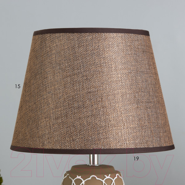 Изображение товара Прикроватная лампа Risalux Камила 9947730 (кофейный/белый)