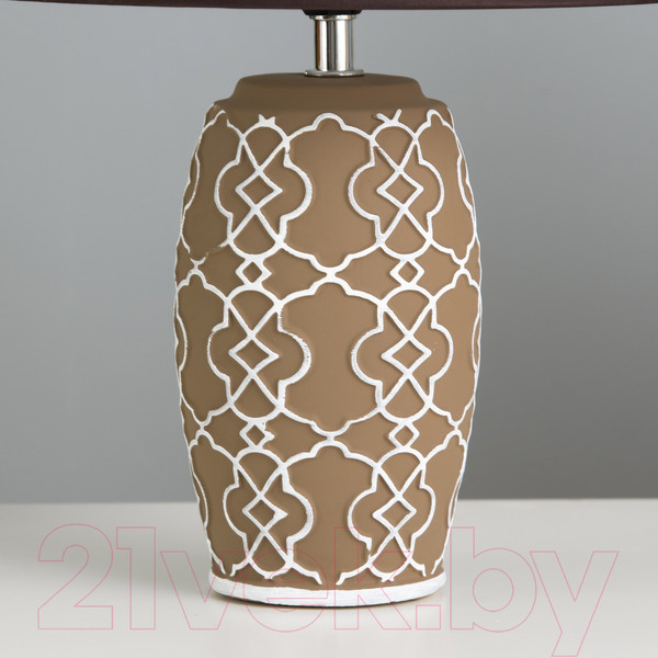 Изображение товара Прикроватная лампа Risalux Камила 9947730 (кофейный/белый)