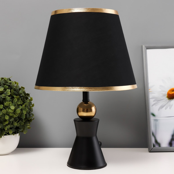 Изображение товара Прикроватная лампа Risalux Анси 10186137 (черный/золото)
