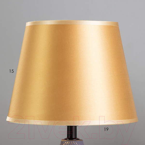 Изображение товара Прикроватная лампа Risalux Гелия 10193696 (баклажановый/золото)