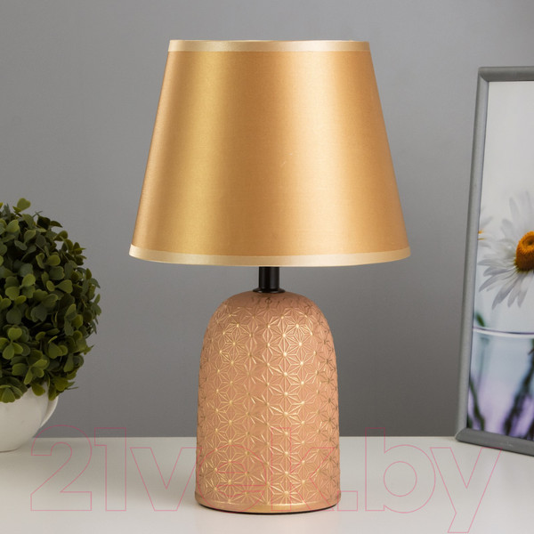 Изображение товара Прикроватная лампа Risalux Глория 10193697 (терракотовый/золото)