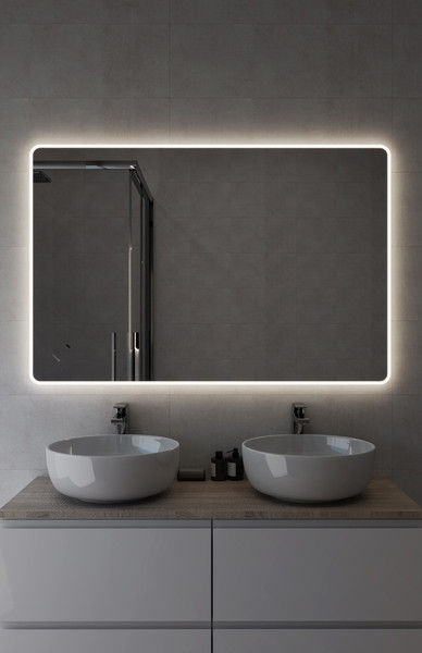 Изображение товара Зеркало Cersanit Eclipse Fusion 80x120 / 64815 (с подсветкой)