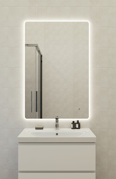 Изображение товара Зеркало Cersanit Eclipse Fusion 80x120 / 64815 (с подсветкой)