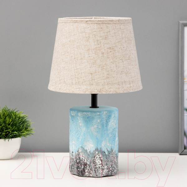 Изображение товара Прикроватная лампа Risalux Аманда 10228431 (серый/голубой)