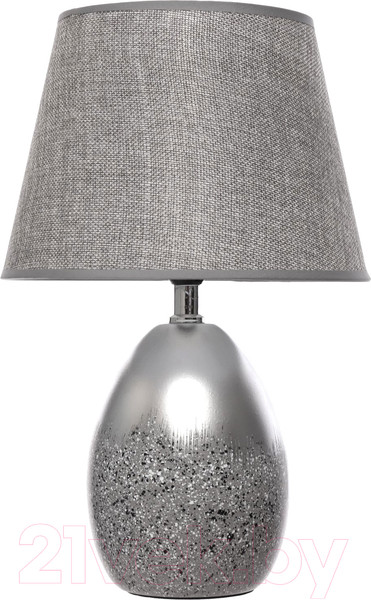 Изображение товара Прикроватная лампа Risalux Лиднер 10229349 (серый/серебристый)