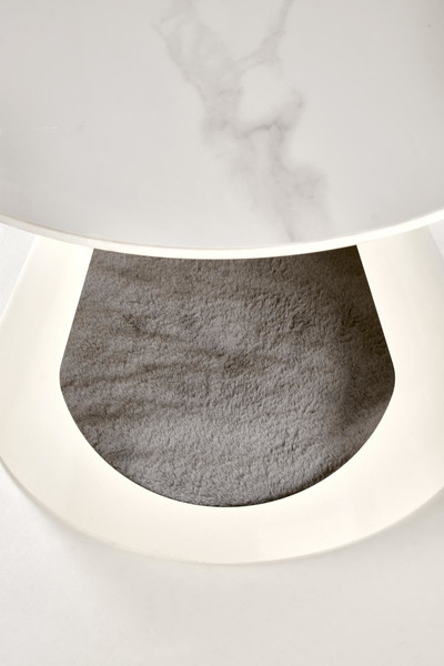 Изображение товара Комплект журнальных столиков Halmar Osario / V-CH-OSARIO-LAW (мрамор белый/белый)