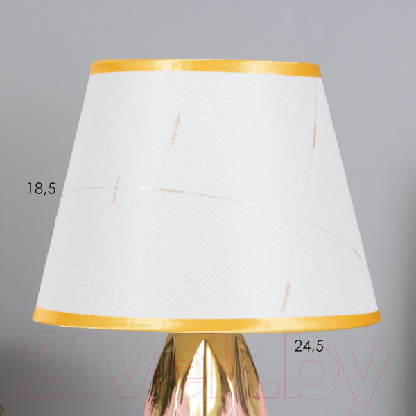 Изображение товара Прикроватная лампа Risalux Андреа 10418648 (розовый/золото)