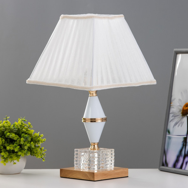 Изображение товара Прикроватная лампа Risalux Шанта 9809304 (белый/золото)