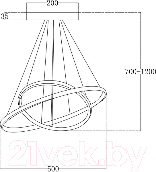 Изображение товара Потолочный светильник ESCADA 10228/2 LED (черный)